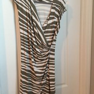 Mock Wrap Knit Dress